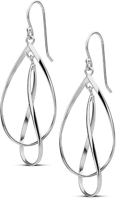 Silver Drop Earrings