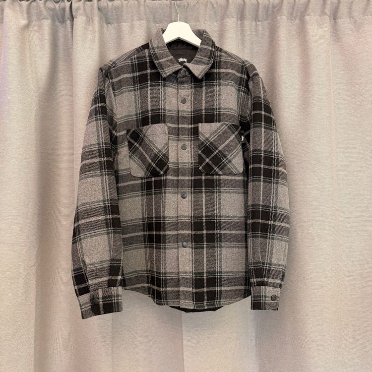 Stüssy Plaid Quilted Flanel Jacket S image 1