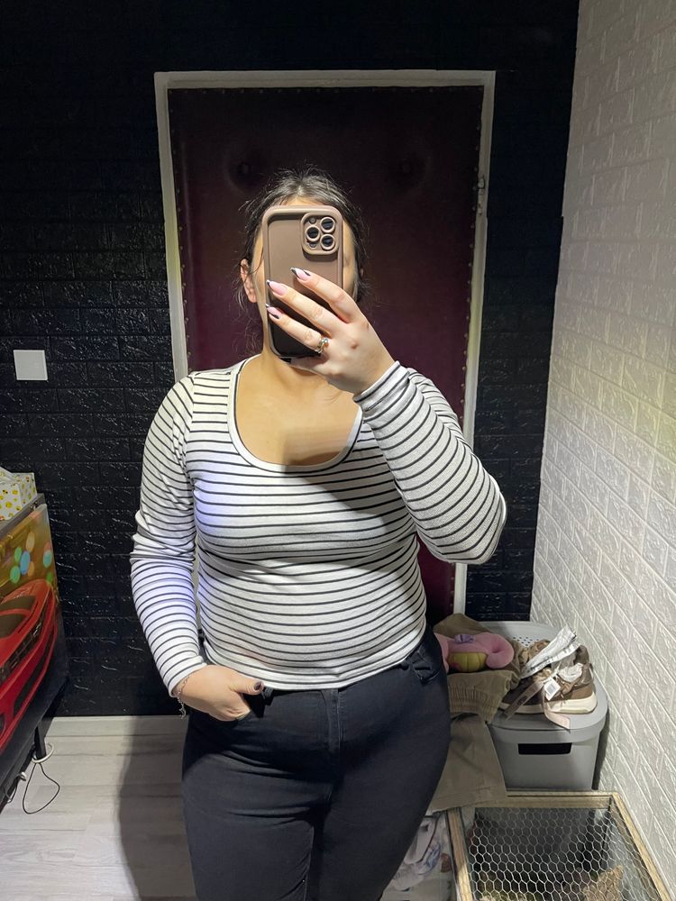Striped Long Sleeve Top