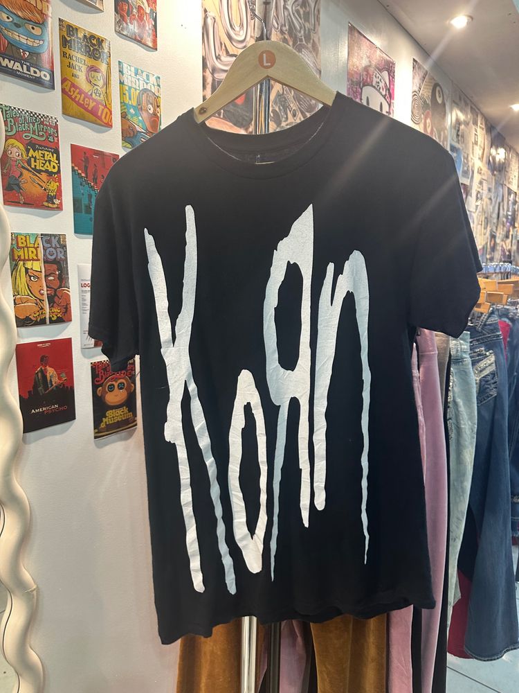 Black T-Shirt With Large White Text