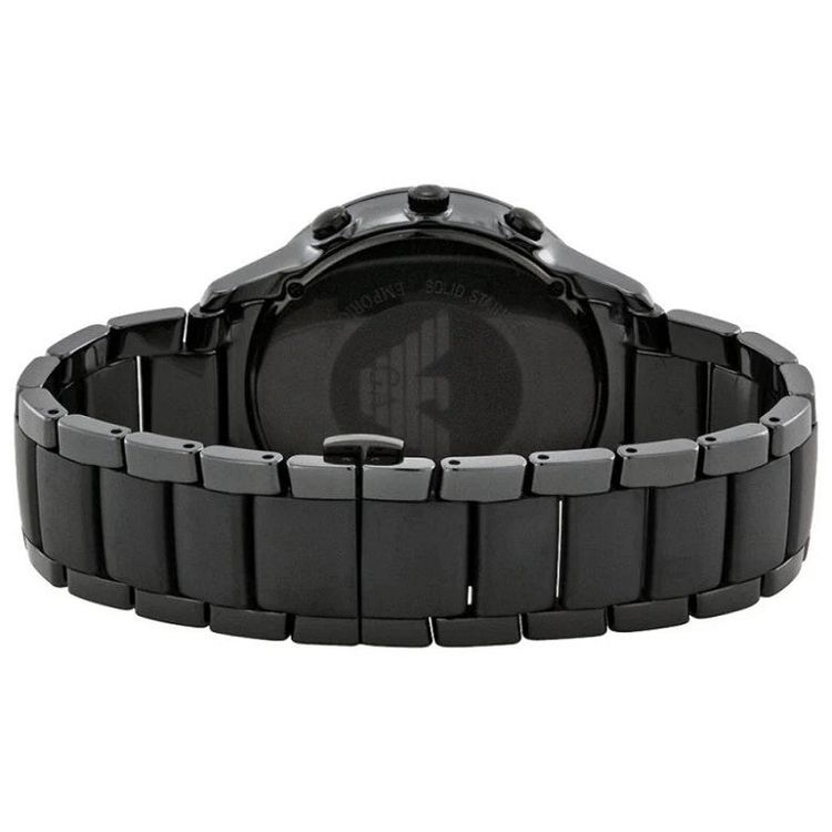 Emporio Armani AR1451 Mens Watch Stainless Steel Ceramic Black Dial image 5