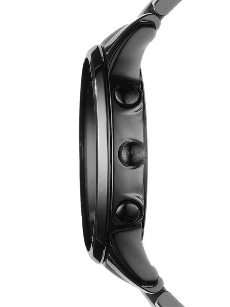 Emporio Armani AR1451 Mens Watch Stainless Steel Ceramic Black Dial image 7