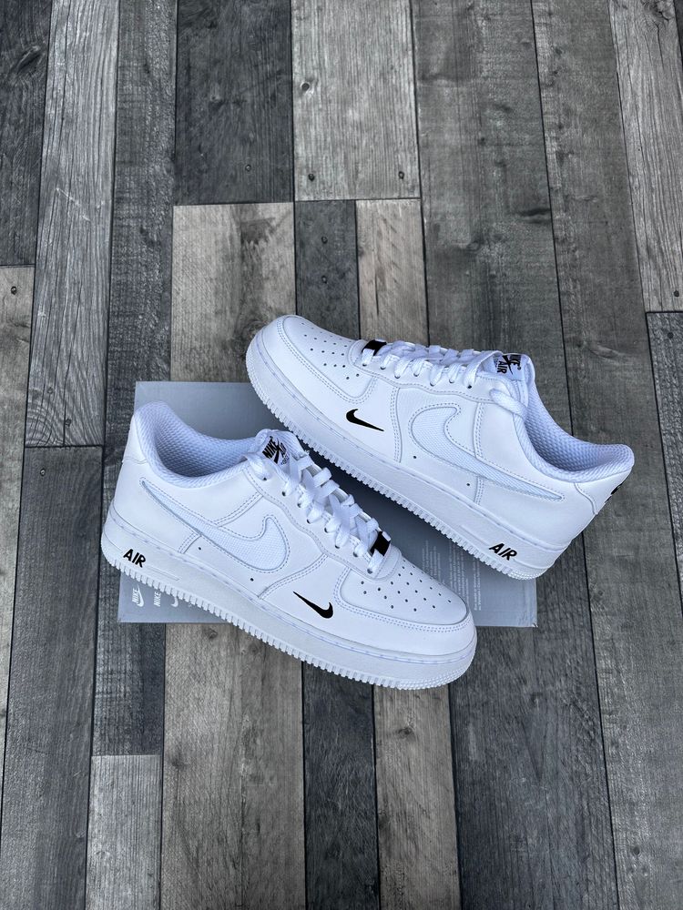 Nike Air Force 1 '07 LV8 Trainers ‘White Reflective Black’ - Size UK 8  image 1