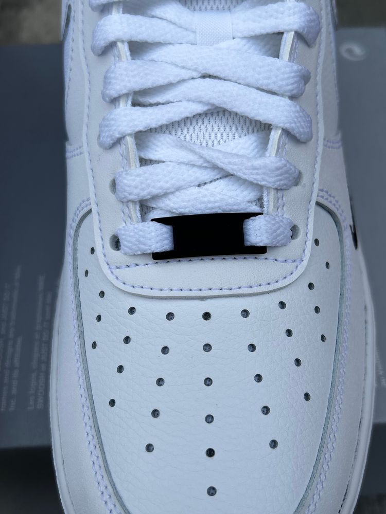 Nike Air Force 1 '07 LV8 Trainers ‘White Reflective Black’ - Size UK 8  image 8