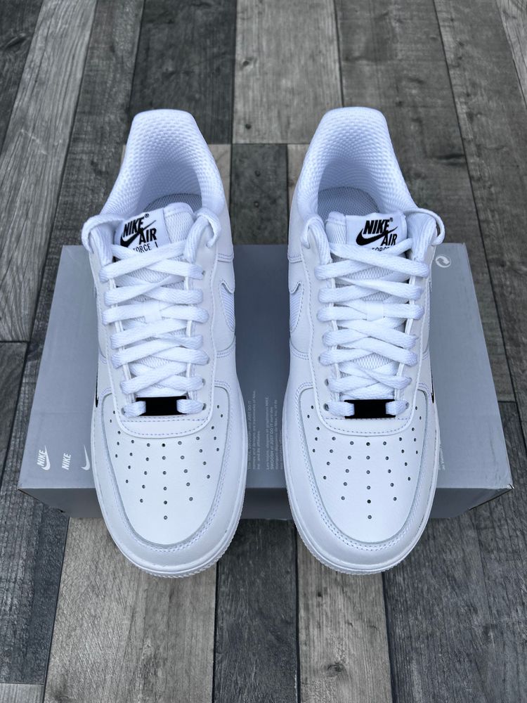 Nike Air Force 1 '07 LV8 Trainers ‘White Reflective Black’ - Size UK 8  image 5