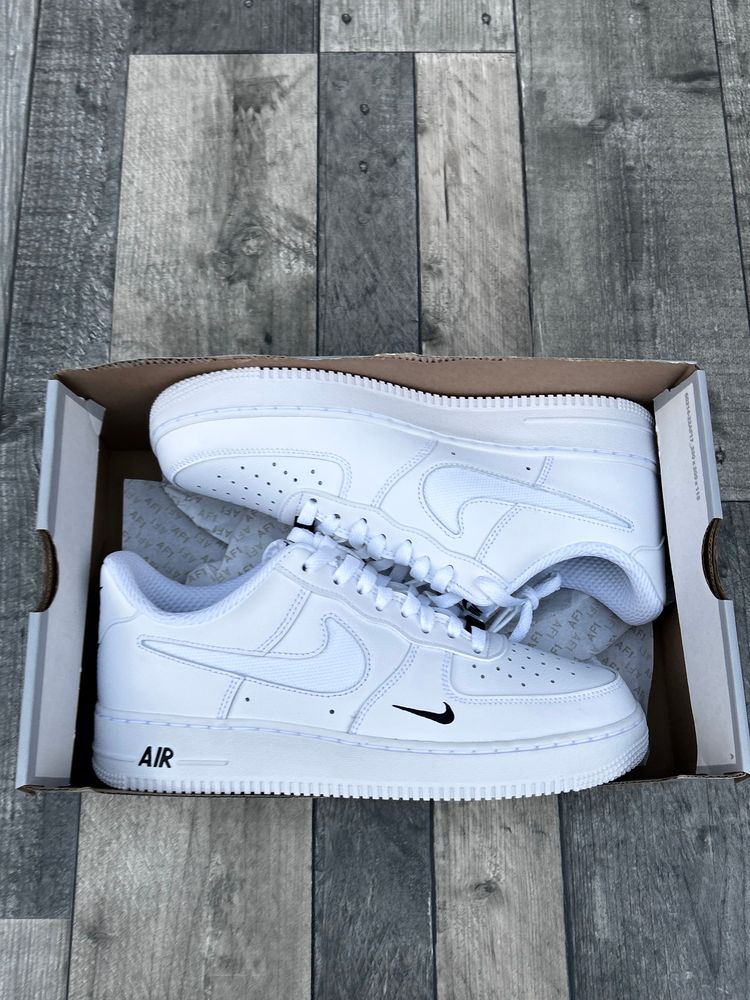 Nike Air Force 1 '07 LV8 Trainers ‘White Reflective Black’ - Size UK 8  image 10
