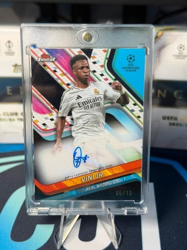 Topps Vinicius Jr /10 Auto Topps Finest 2024/25 product image