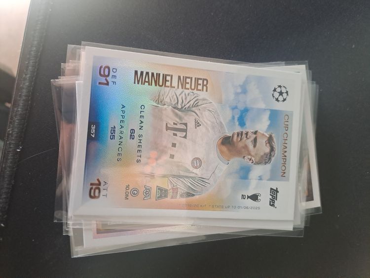 Topps Manuel Neuer Football Trading Card product image