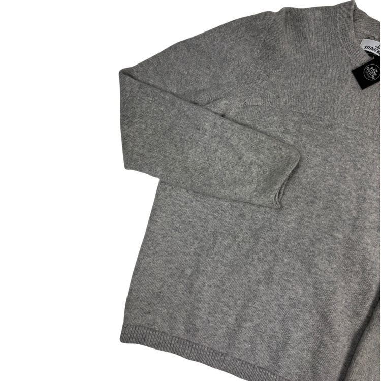 Jersey cuello redondo de punto Stone Island gris claro - talla XL image 2