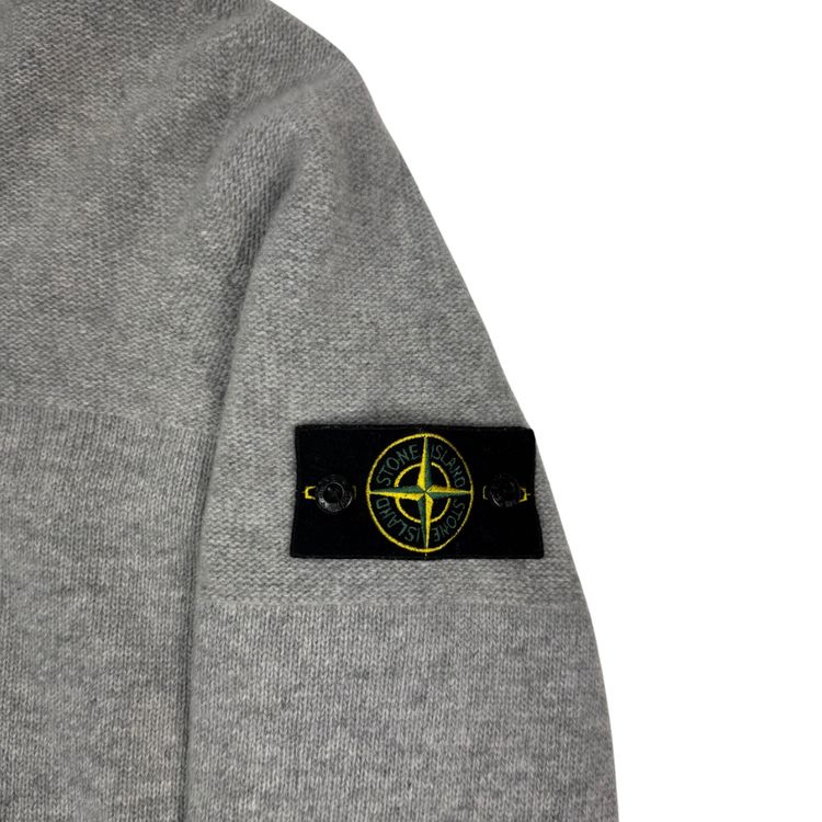 Jersey cuello redondo de punto Stone Island gris claro - talla XL image 6