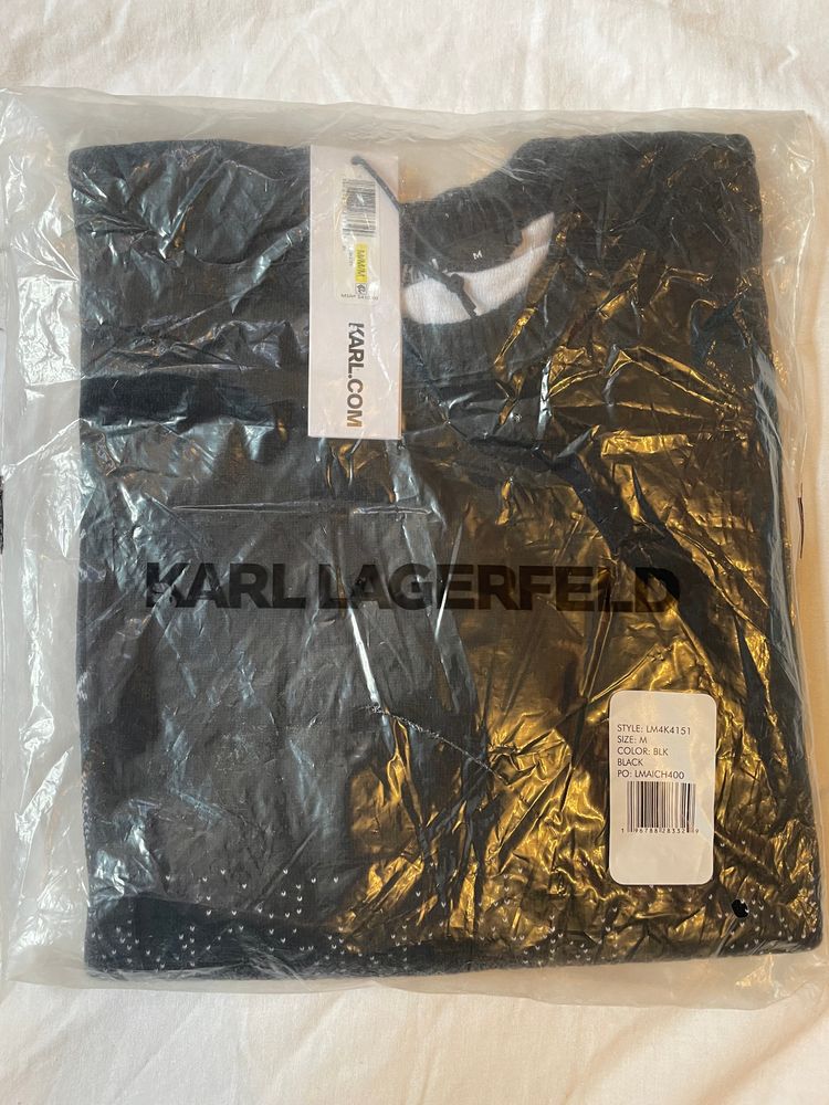 Karl Lagerfeld Black Patterned Sweater 3