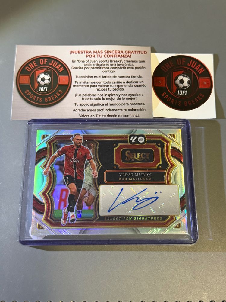 Vedat Muriqi Select Few Signatures Soccer Trading Card