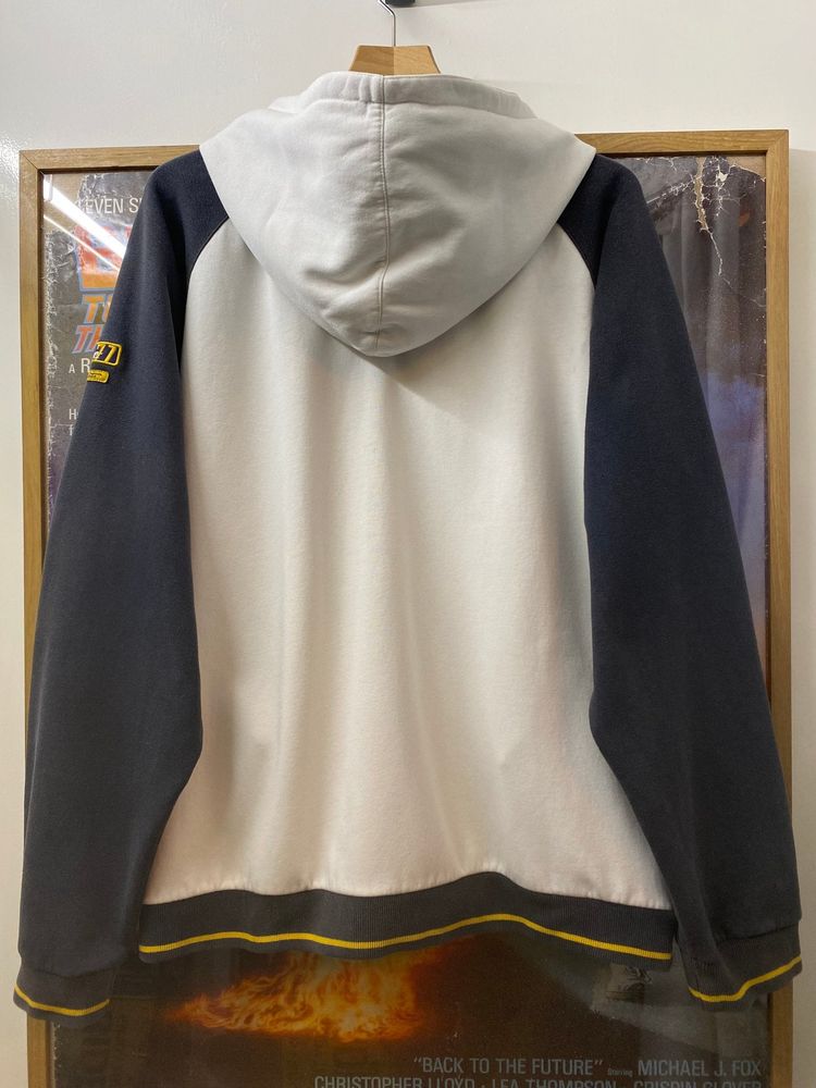 AW2001 Nike 71 Felt Arc Spellout Sleeve Panelled Zip Up Hoodie image 5