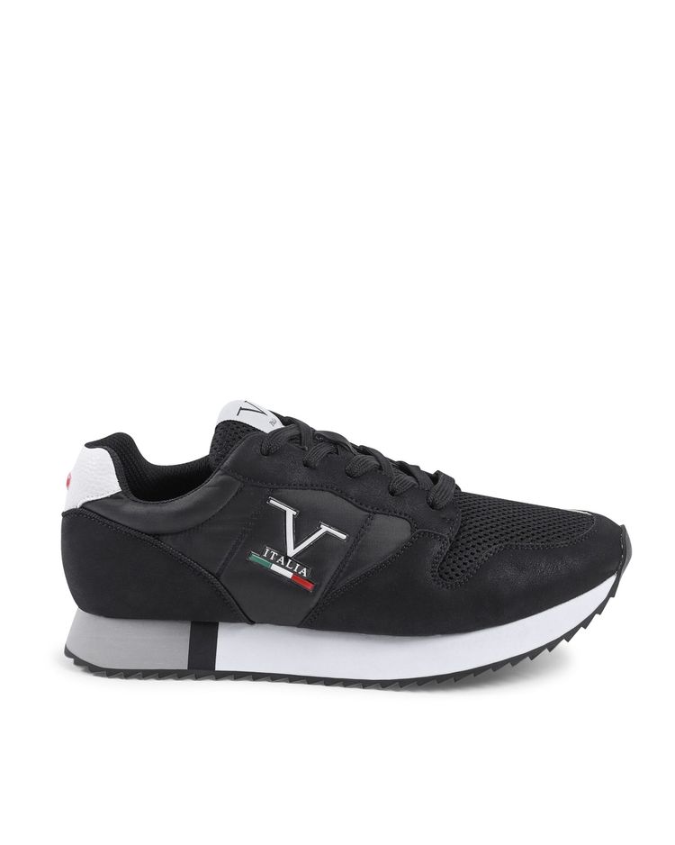 V Italia Men Black Sneaker SNK 003 M BLACK