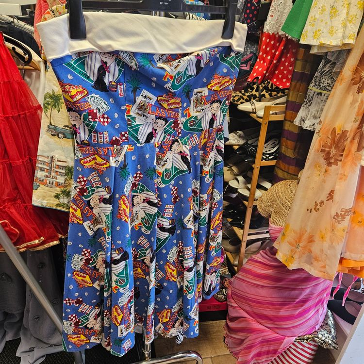 Kimchi Blue blue patterned dress and matching jacket product image