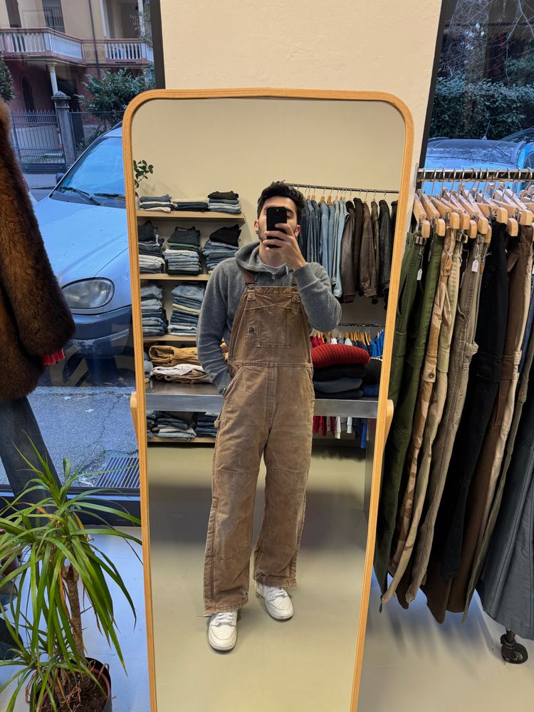 Brown Corduroy Overalls