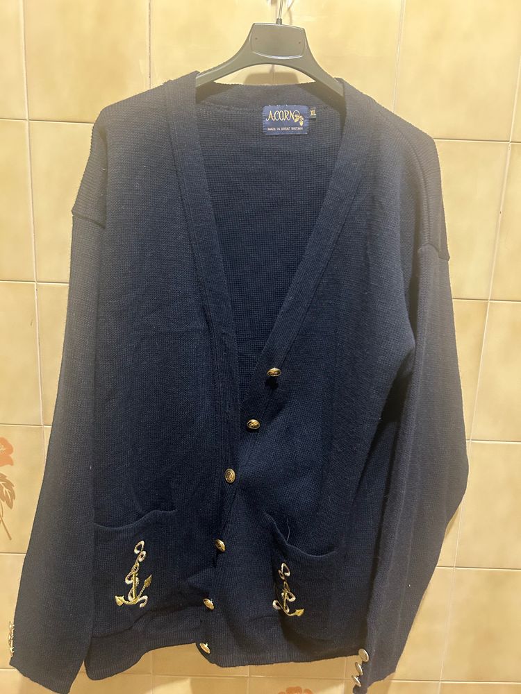 Acorn Navy Cardigan