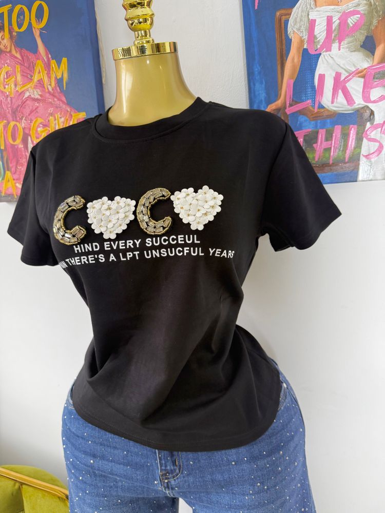 Black Graphic T-Shirt