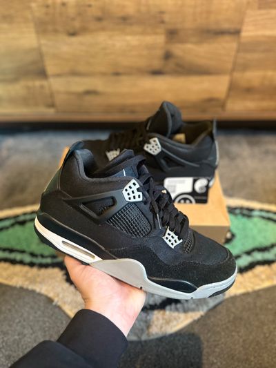 Nike Air Jordan 4 “Black Canvas” U.K. 11