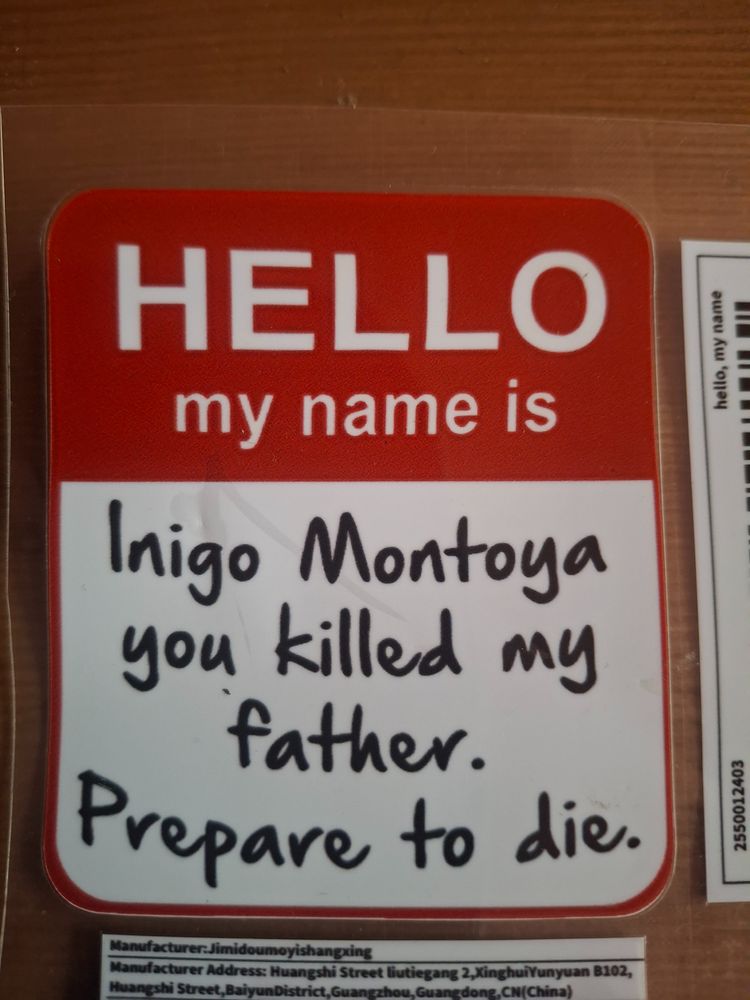 Hello My Name Is Sticker image 2
