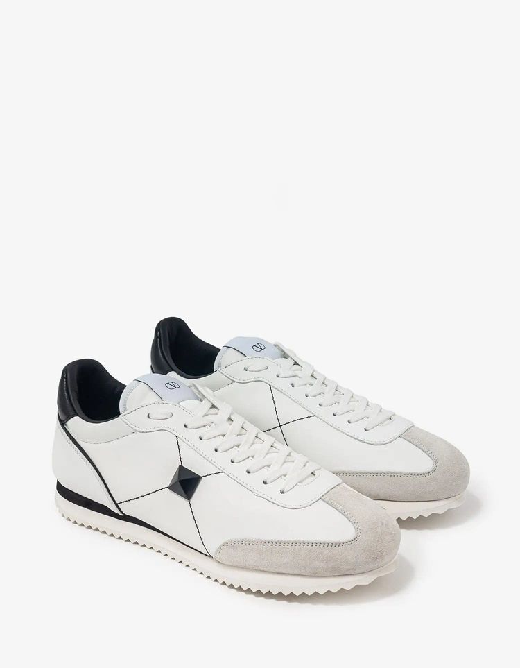 Valentino White Stud Around Trainers image 1