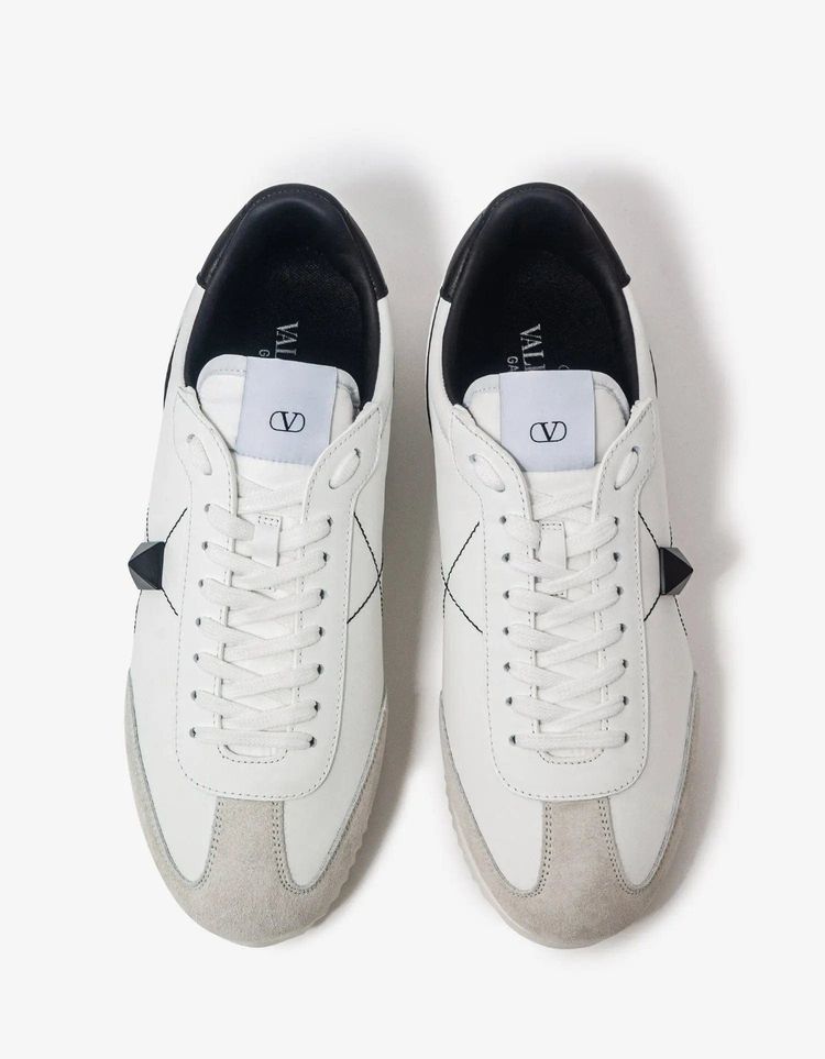 Valentino White Stud Around Trainers image 6
