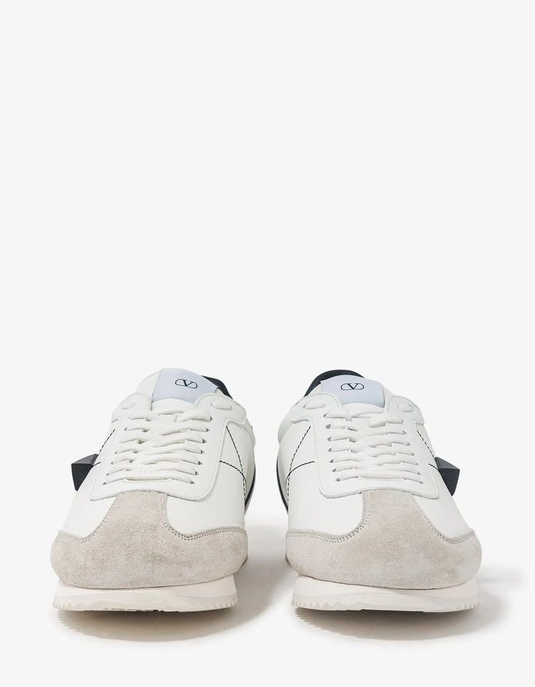 Valentino White Stud Around Trainers image 8