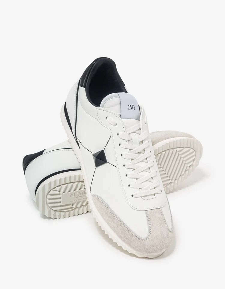 Valentino White Stud Around Trainers image 5