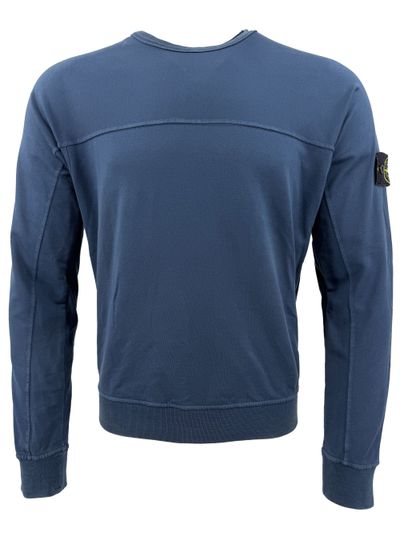 Stone Island Badge Sweatshirt - Navy (457037762)