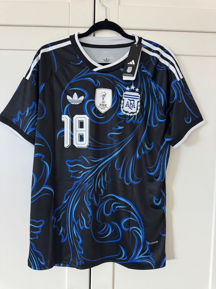 Nico Paz Argentina away jersey obraz 2