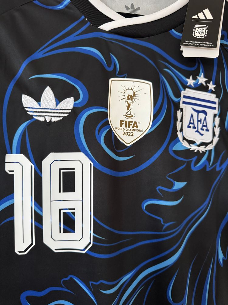 Nico Paz Argentina away jersey obraz 3
