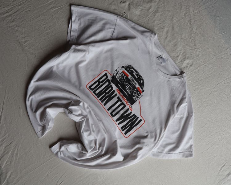 Audi White Graphic T-Shirt