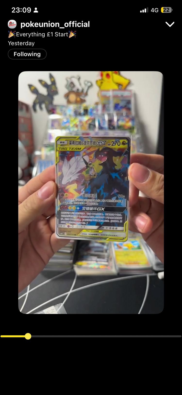 Pokemon Zekrom & Reshiram GX Tag team Pokemon  product image