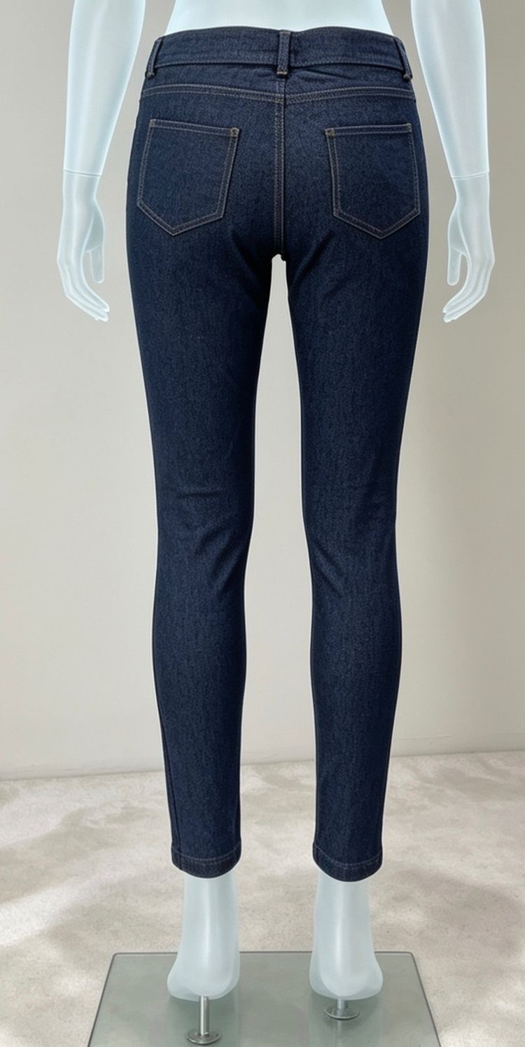 Dark Blue Skinny Jeggings Jeans 2