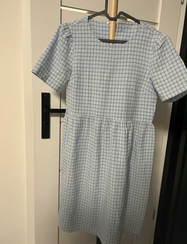 Blue Checkered Dress 2