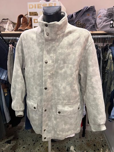 Amerigo Vespucci Beige Fleece Jacket vintage 2xl