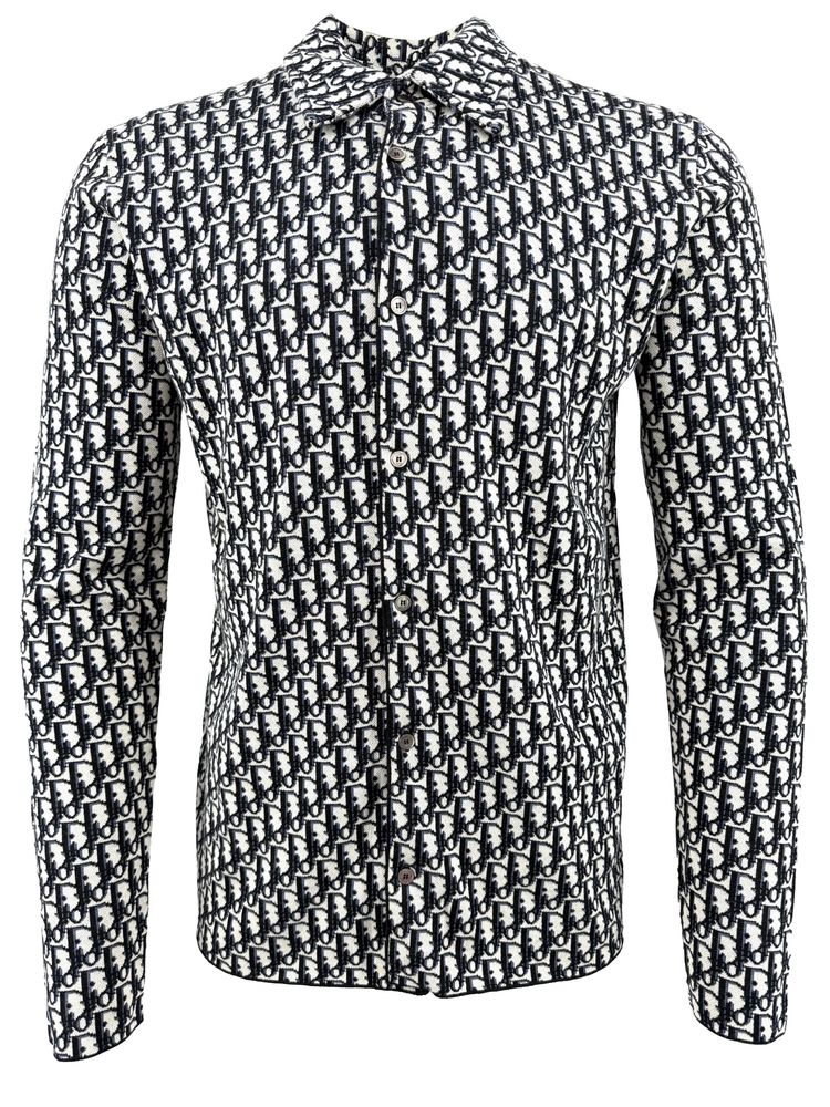 Dior Oblique Jacquard Overshirt - Navy (100842283)