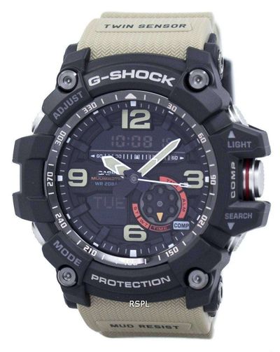Casio G-Shock Mudmaster Analog Digital Twin Sensor GG-1000-1A5 GG1000-1A5 Men's Watch 1