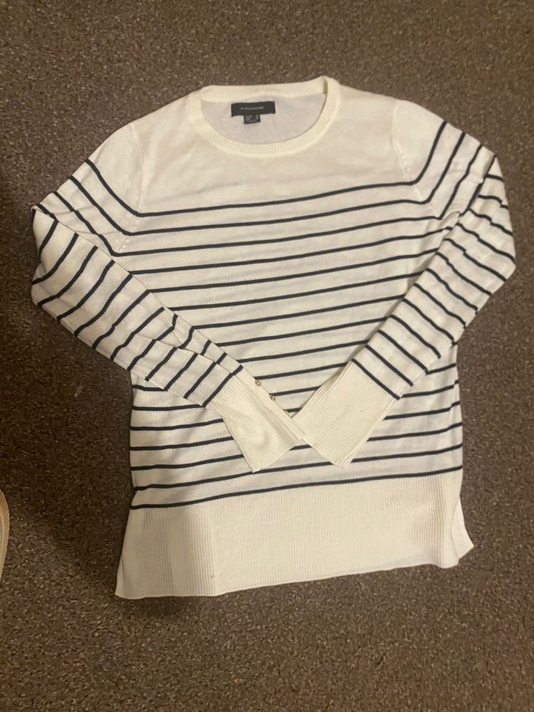 Other Atmosphere Striped Long Sleeve Sweater product image