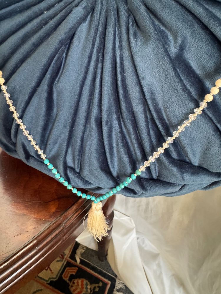 Beaded Necklace With Tassel image 2