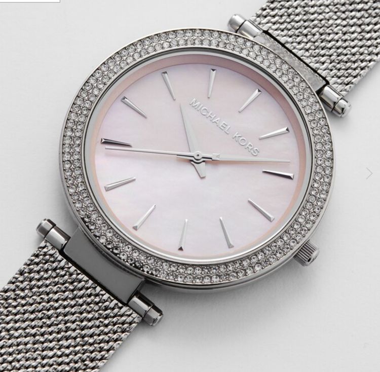 Michael Kors Pyper Pink Mesh Ladies Watch MK4518