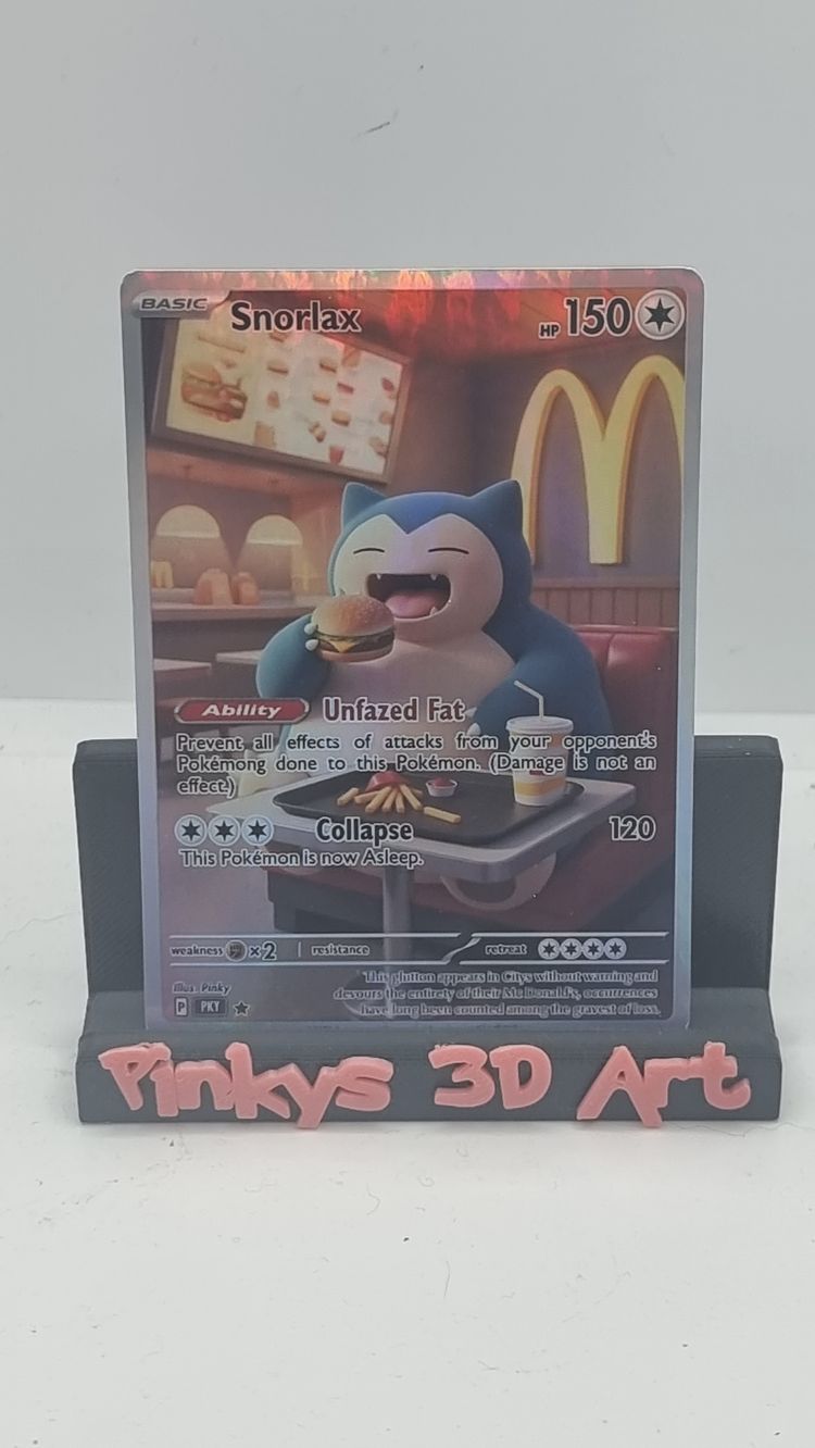 Pokemon Snorlax Pokemon Card ( fan art) 1835 product image