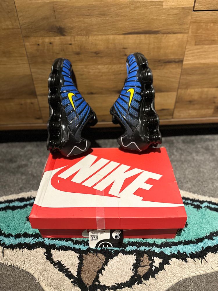 Nike Shox TL“Black Lyon Blue Varsity Maize” U.K. 9.5 obraz 4