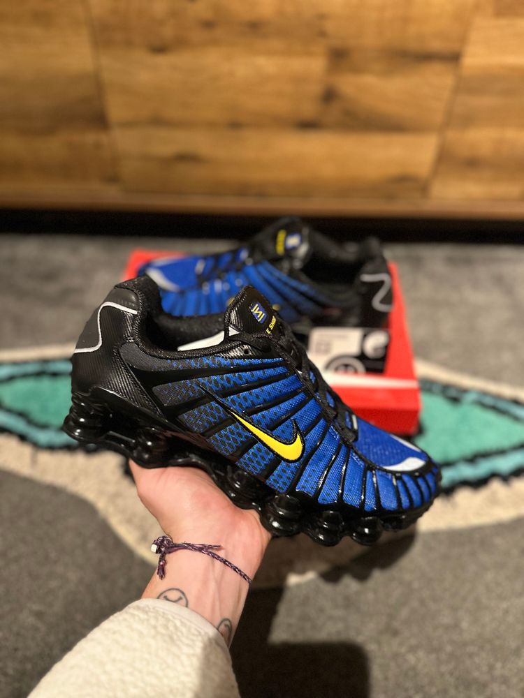 Nike Shox TL“Black Lyon Blue Varsity Maize” U.K. 9.5