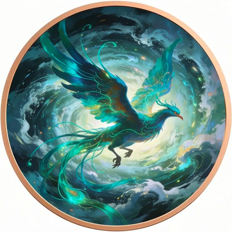5oz copper Round, the green Pheonix.