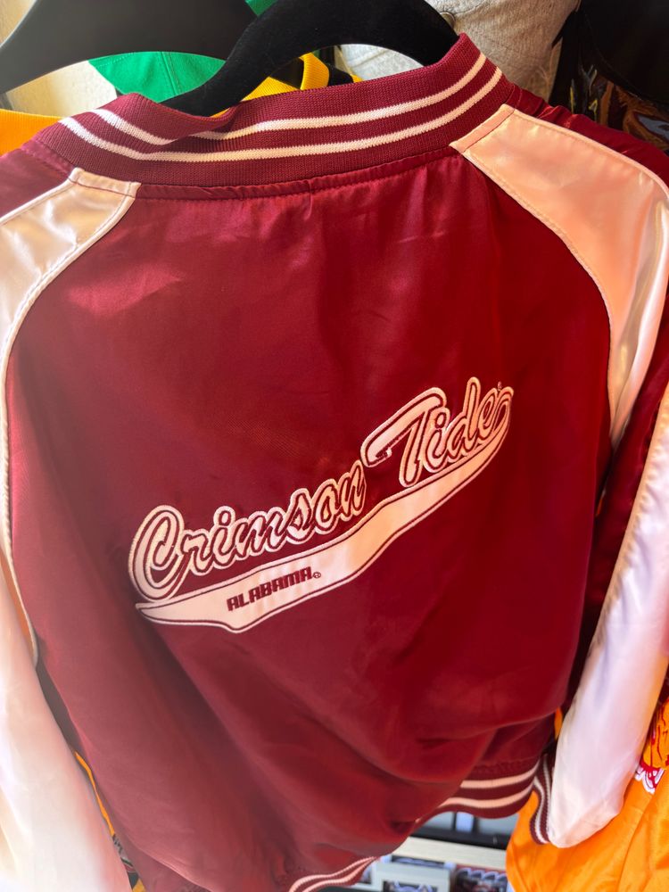 Alabama Crimson Tide Satin varsity Jacket
