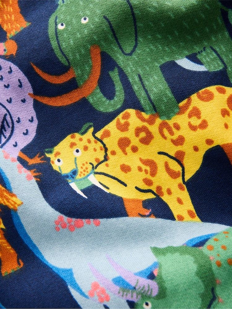 Immagine di Mini Boden Boys Everyday Printed Sweatshirt In Blue 2