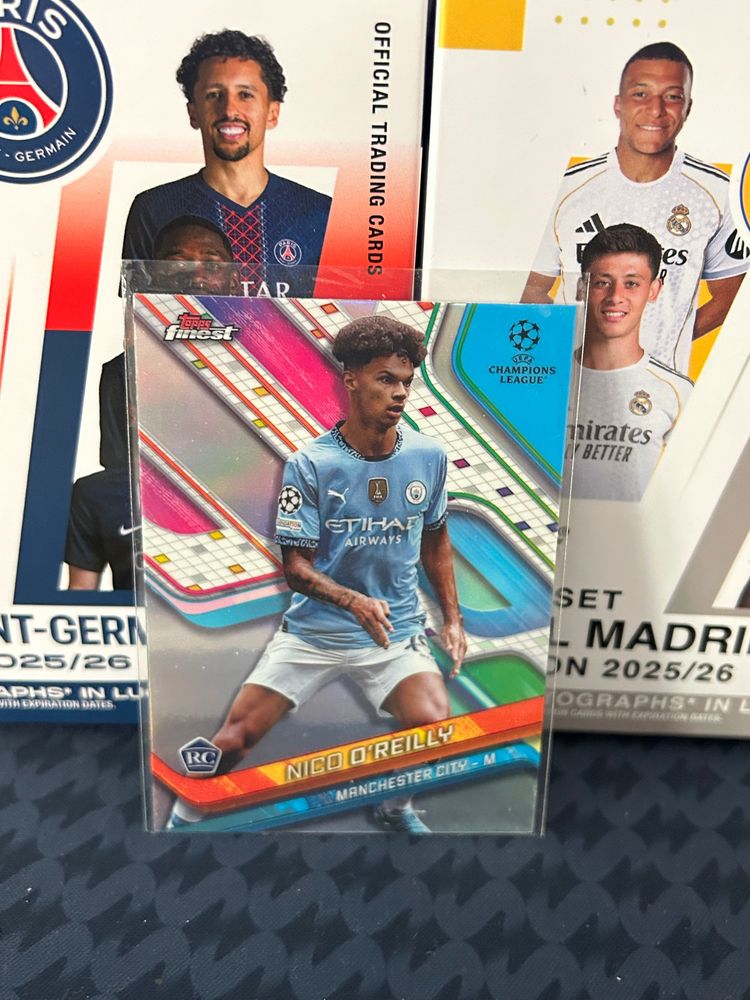 Nico O'Reilly Manchester City Trading Card