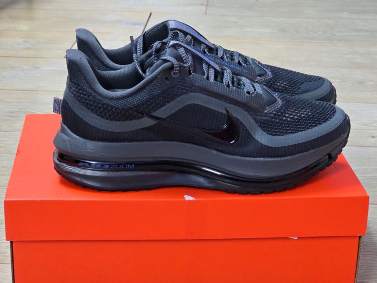 Nike Pegasus Premium Running Shoes Nike Pegasus Premium Men’s Cushioned Running Trainers Black/Grey/Blue UK 8🔥