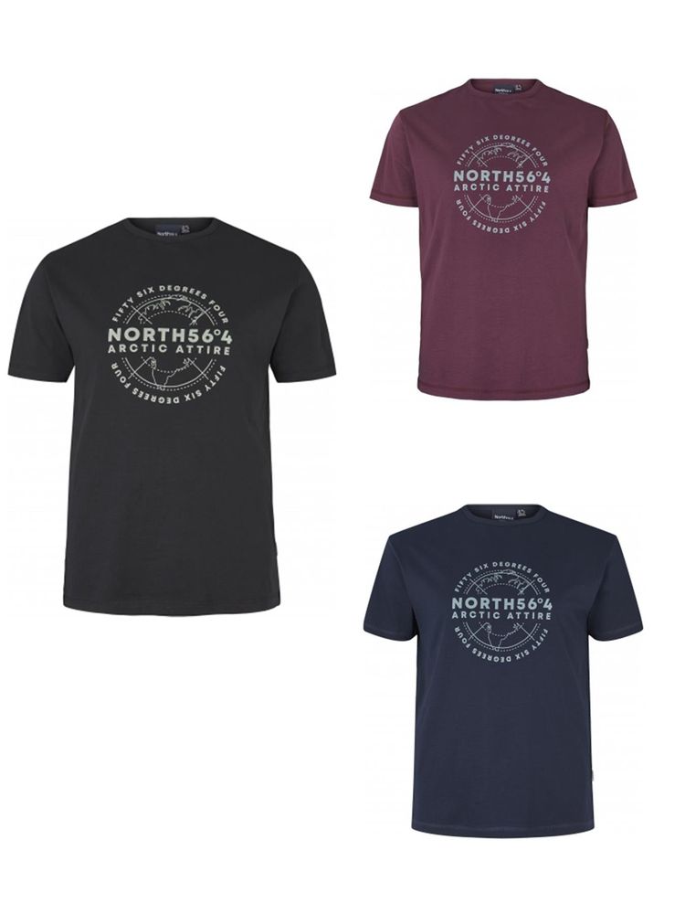 Other North564 Mens Big And Tall Size Printed Printed Crew Tee in EU Size product image